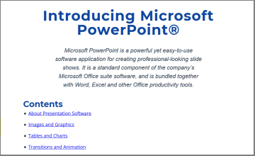 portfolio powerpoint